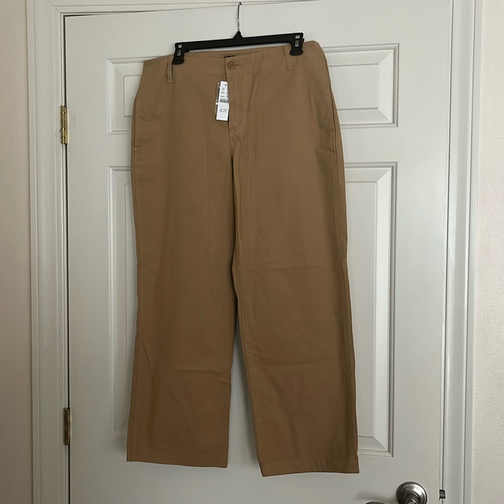 Wide leg chino